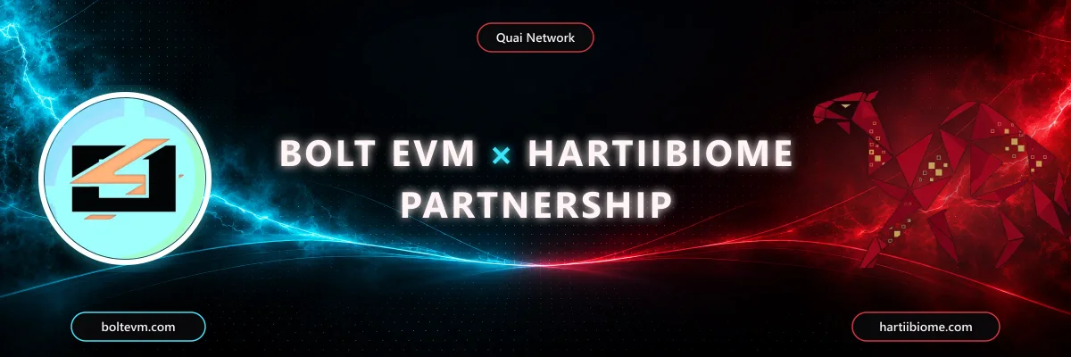 BOLT EVM × HartiiBiome partnership