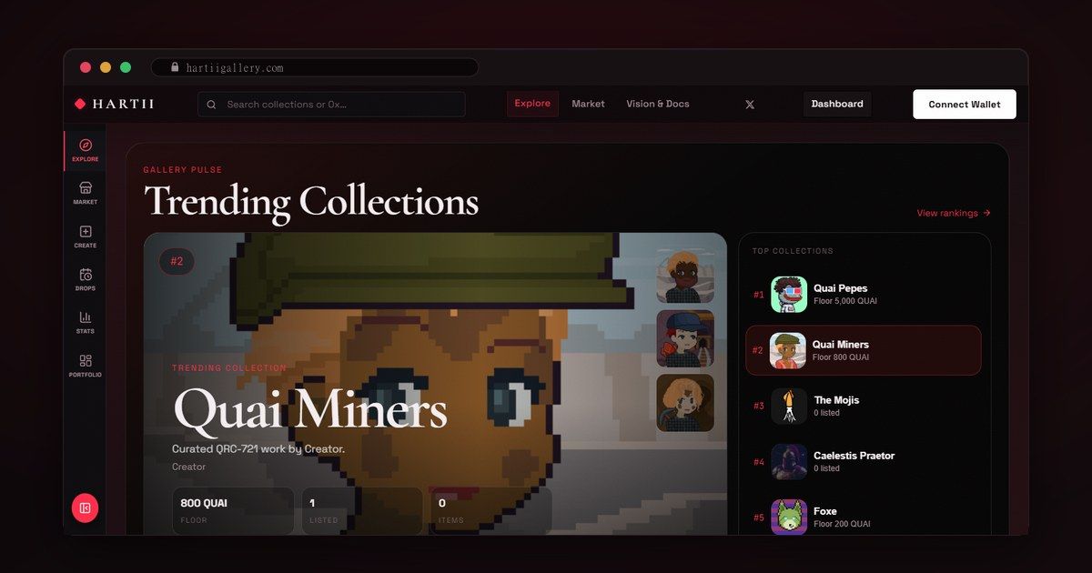 Hartii Gallery homepage